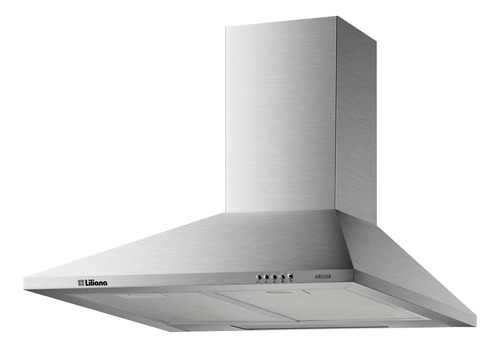 Extractor Purificador De Cocina Liliana Airclean Kc993 Ac. Inox. De Pared 595mm X 180mm X 480mm Plateado 220v - 240v