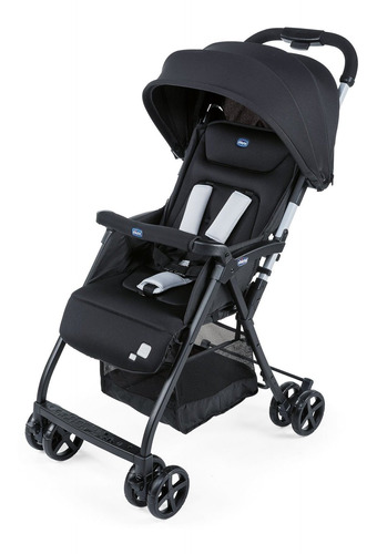 Cochecito de paseo Chicco Juvenile OHlalà black night con chasis color negro