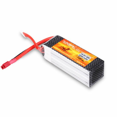 2xfloureon 14.8v 2200mah 4s C 45 T Enchufe Batería Li-po Par