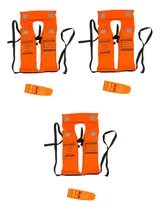 Comprar 3 Chalecos Poncho + 3 Silbatos Reglamentario Nautico  