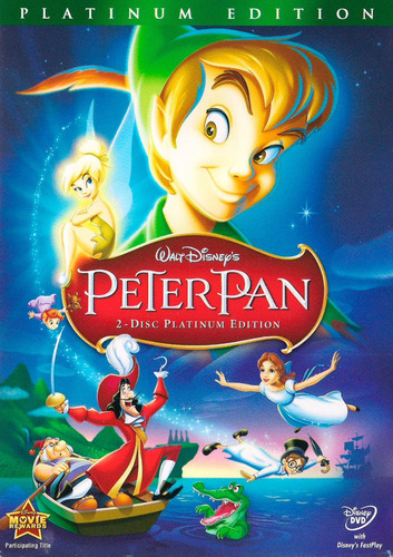 Dvd - Peter Pan - Edicion Platinum 2 Discos - Importada