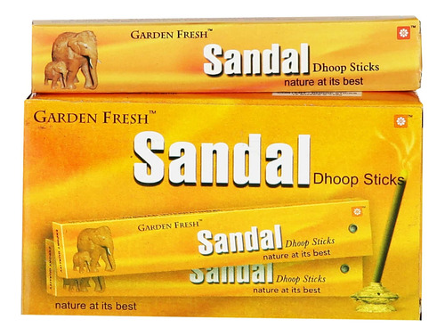 Incienso Dhoop Stick Garnde Fresh X 12 Sándalo