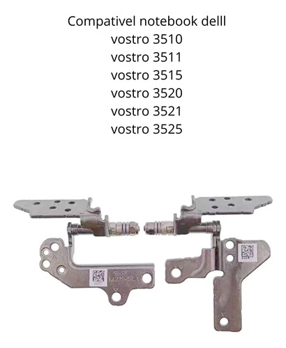 Dobradiça (par) Compatível Com Notebook Dell Vostro 15 3510