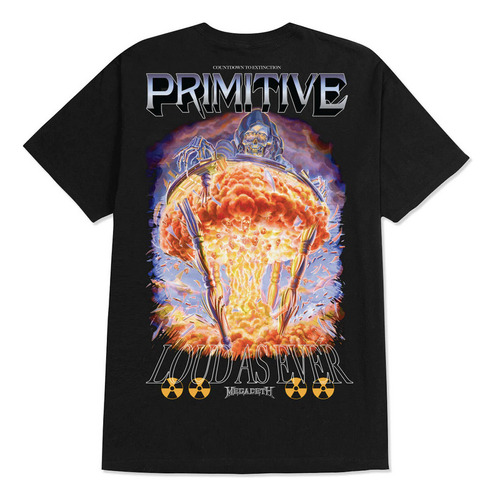 Playera Primitive X Megadeth - Time- Original The Reason Sto