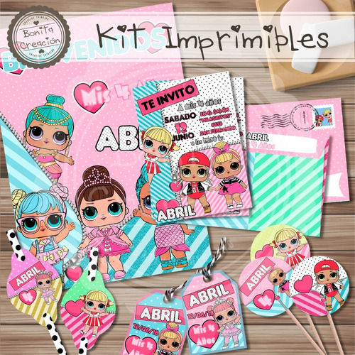 Kit Imprimible Lol -cumple/candy Bar/ Baby Shower-