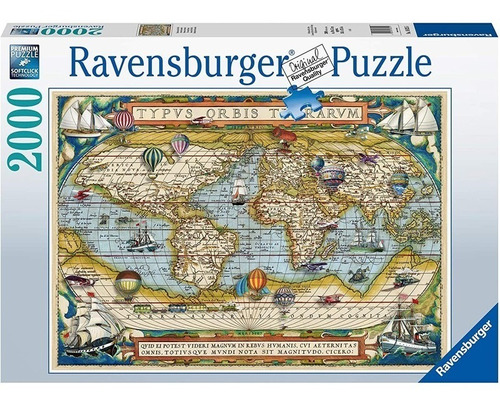 Imagen 1 de 3 de Puzzle 2000pz Alrededor Del Mundo - Ravensburger 168255