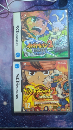 2 Carátulas De Juegos Nintendo Ds - Inazuma Eleven 2