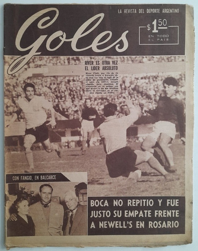 Revista Goles 432 Sivori River - Racing Estudiantes Fangio