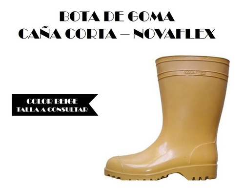 Botas De Goma - Botas De Plástico - Caña Corta - Novaflex