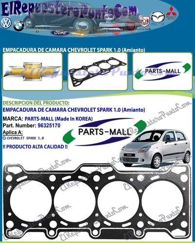 Empacadura De Camara Chevrolet Spark 1.0 (amianto)