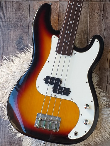 Bajo Bass Fretless Squier Sx Mirss Anderson Cort Texas Laqueado