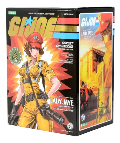 Kotobukiya G.i. Joe Lady Jaye Canary Ann Bishoujo Statue