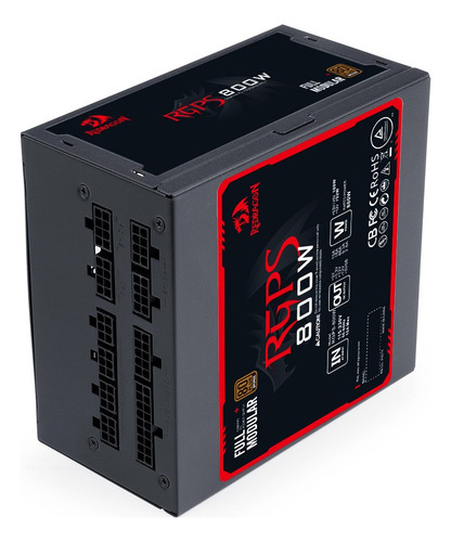 Fuente De Poder Para Pc Redragon Rpgs Gc-ps010 850w Negra