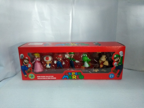 Muñecos Mario Bros Luigi Yoshi Princesa Donkey Kong Toad X6