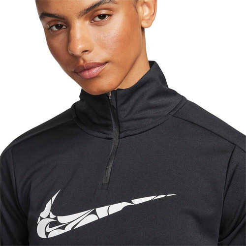 Buzo De Mujer Nike Swoosh Dri-fit 1/4-zip Mid Layer