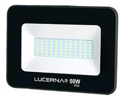 Reflector Led Compacto 50w Luz Blanca 6500k Ip65 4500 Lucern