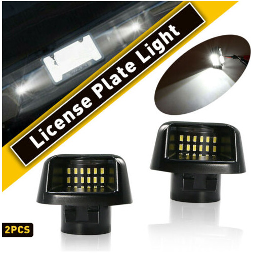 2pcs Led License Plate Light For Nissan Frontier Armada  Aab