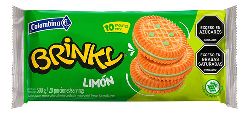 Galletas Brinky Limón X 10 - X6