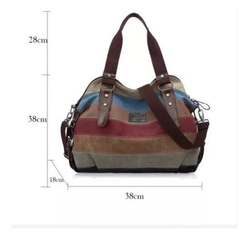 Bolso De Hombro De Mujer De Gran Capacidad,color De Costura
