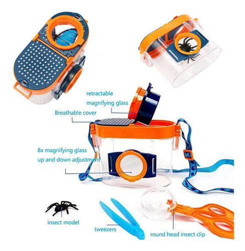 Kit De Lupa Y Observación De Insectos Para Exteriores Con Vi