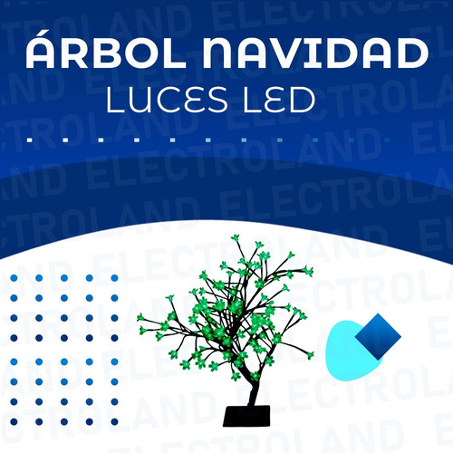 Imagen 2 de 10 de Árbol Luminoso Luces Led Bonsai 220v Navidad Flor Cerezo