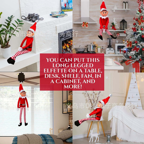 A Bonecas Decorativas De Elfo De Natal, 4 Peças