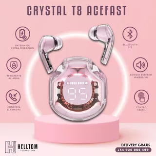 Audífono Inalámbrico Acefast Crystal T8