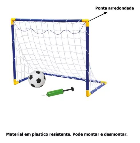 Mini Trave Golzinho Gol Brinquedo Para Jogar Futebol Infantil