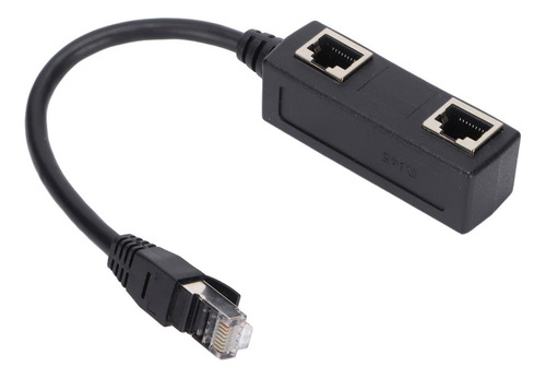 Nuevo Adaptador Divisor Rj45 Ethernet De 1 Puerto Macho A 2