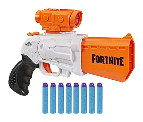 Nerf Fortnite Sr Blaster, Acción De Martillo Incluye 8 Dardo