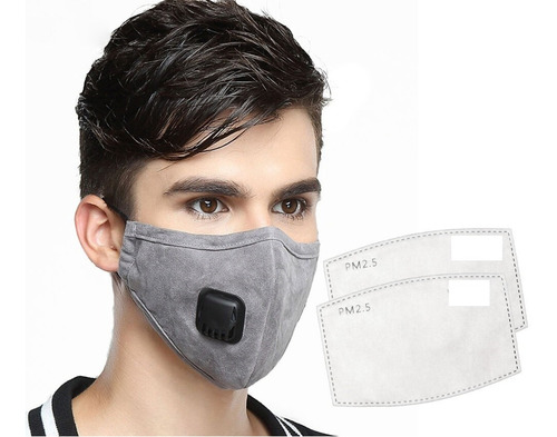 Mascarilla Kn95 Reutilizable Y Lavable + Filtro Externo