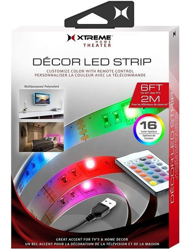 Xtreme - Tira De Luces Led Para Televisores De Hasta 60 PuLG