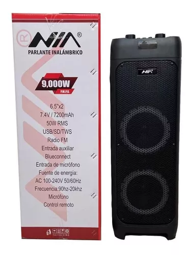 Torre Altavoz Bluetooth con Radio FM, USB, SD