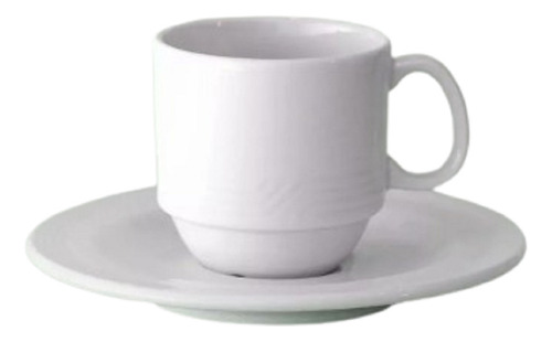 X 12 Taza Pocillo Cafe 100 Cc + Plato Royal Porcelain 1900 H