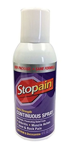 Stopain Spray De Alivio Continuo De Dolor Extra Fuerte