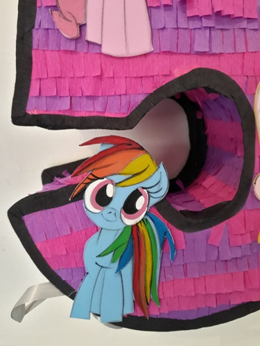 Piñata Numero Pony Pequeño Pony My Little Pony