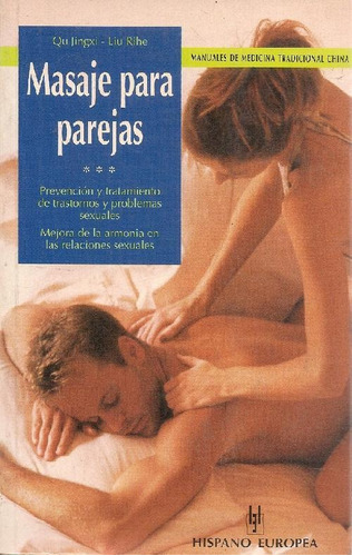 Libro Masaje Para Parejas De Qu Jingxi, Liu Rihe