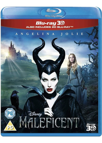 Malefica Peliucla Blu-ray 3d Original Nueva Sellada