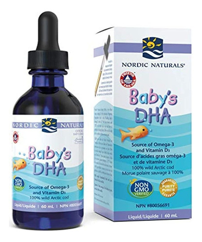 Nordic Naturals Baby Dha Liquid-omegas Del Aceite De Híg