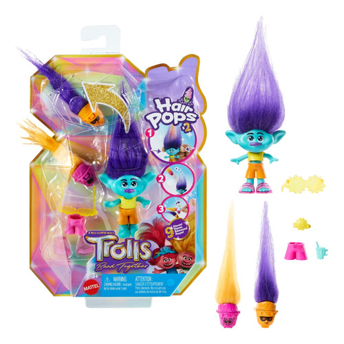 Trolls Muñeca Hair Pops Branch