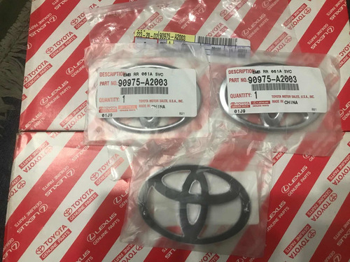 Emblema Central De Compuerta  Toyota Corolla 2015 -up Origin