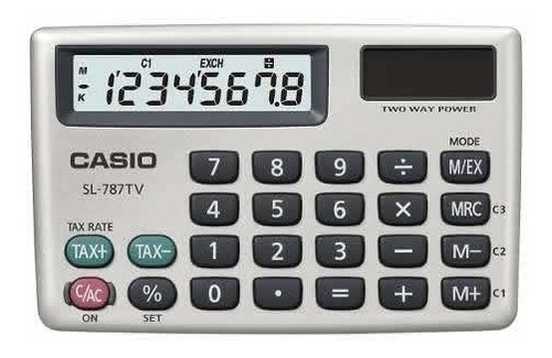 Calculadora Casio/bolsillo 8 Dígitos Sl-787tvgd
