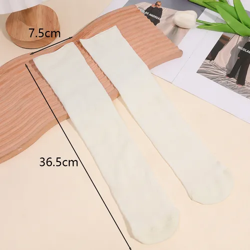 Calcetines De Malla Ahuecados, 2 Pares, Retro, Con Encaje Fl