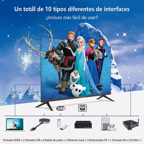 Smart Tv Pantalla Jokben 24 Pulgadas Android tv Led Television Hd JOKBEN24WSA