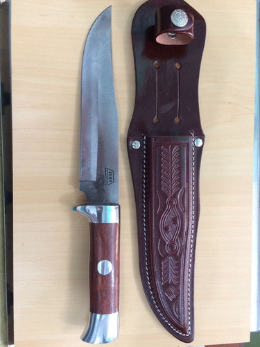 Imagem 5 de 6 de Faca Zebu Barretos 618 Cp2 Aço Carbono Com Bainha De Couro