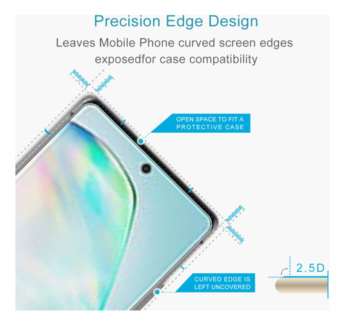 50 Películas De Vidrio Templado De 0.26 Mm Para Galaxy A91