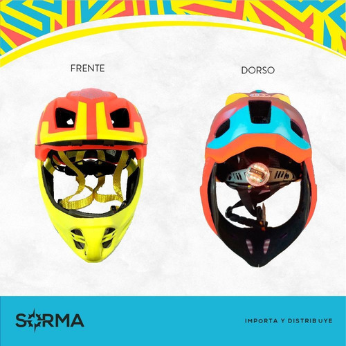 Imagen 3 de 10 de Casco De Bicicleta Niños Desmontable Con Luz Trasera