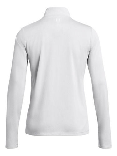 Sudadera Under Armour Tech 1/2 Zip- Twist Gris Para Mujer