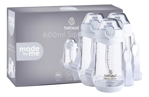 Vaso De Entrenamiento Pack X 3 600ml Antiderrame 12m+