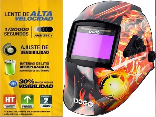 Mascara Para Soldar Premium Dogo Fotosensible 17695
